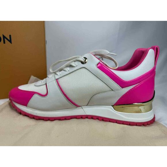 Louis Vuitton Run Away Sneaker Pink And White US Size 10 SPB-TS 356380 - Picture 9 of 13